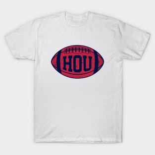 HOU Retro Football - White T-Shirt